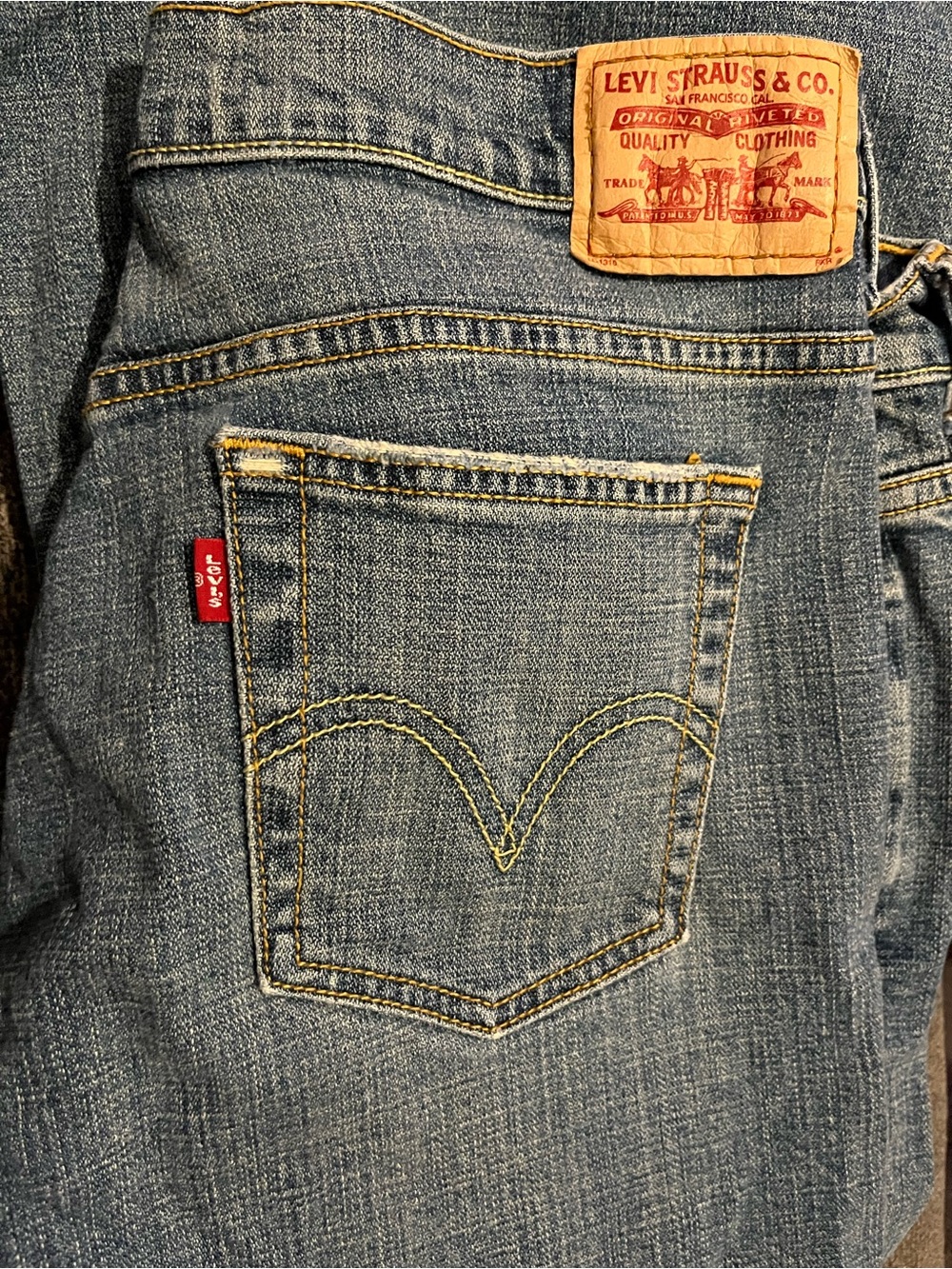 Levi's Women's Blue Denim Boot Cut Jeans